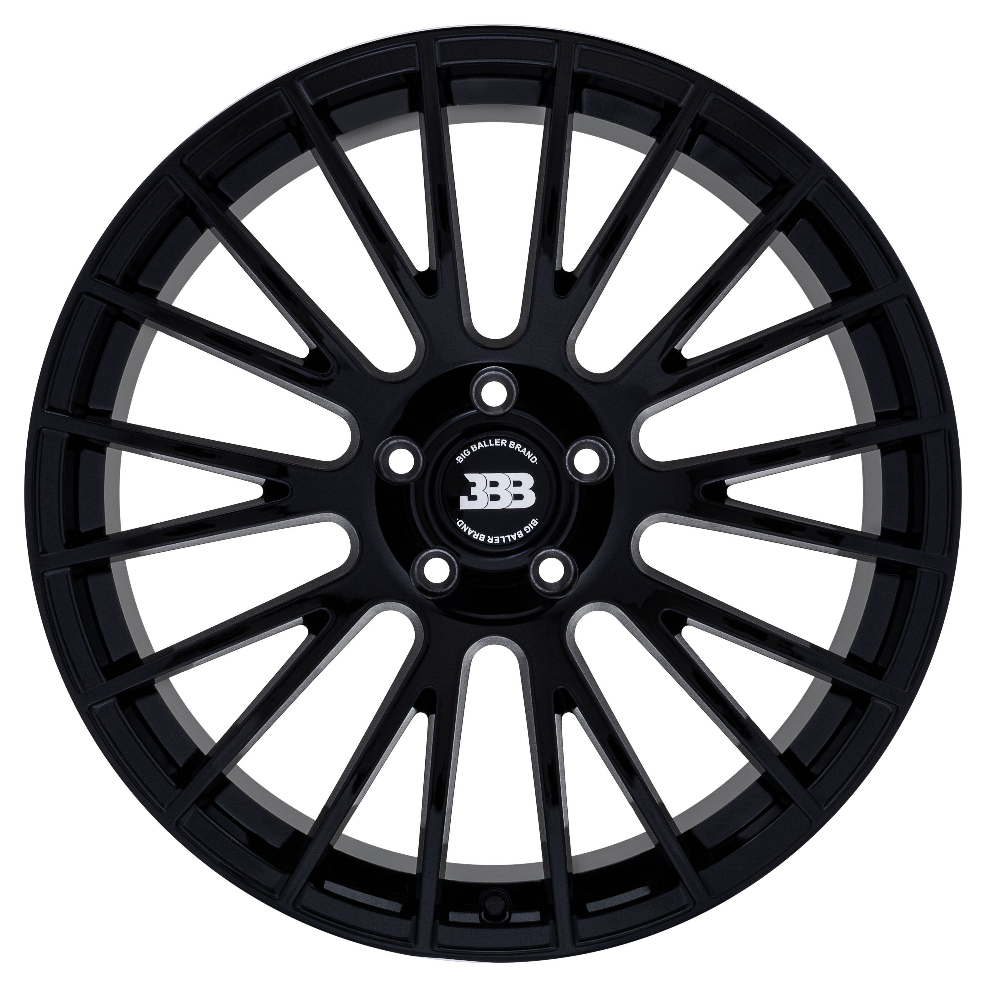BBB H125 Z04 18x8 Full Gloss Black 5x114.3 +35mm 72.6mm